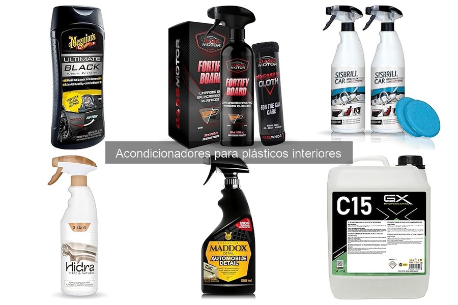 ¿Con qué frecuencia usar acondicionadores para plásticos interiores?