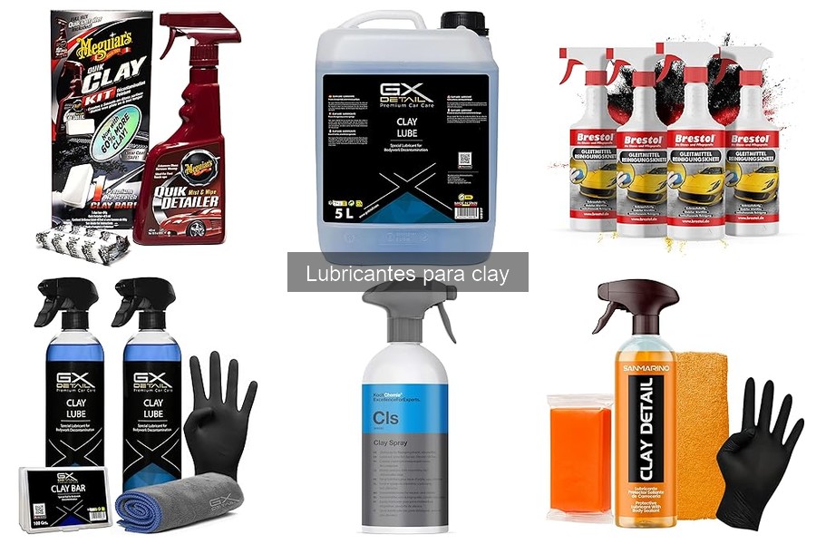 ¿Cuándo usar lubricante para clay en detailing del coche?