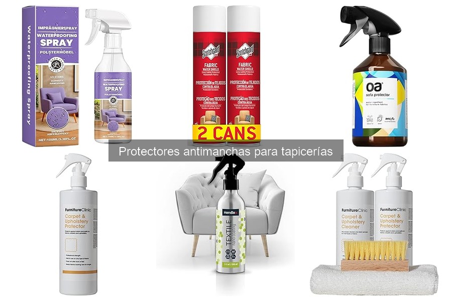 ¿Cuánto cuesta un buen protector antimanchas para tapicerías?
