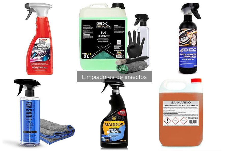 ¿Cuánto cuesta un limpiador de insectos para coches?