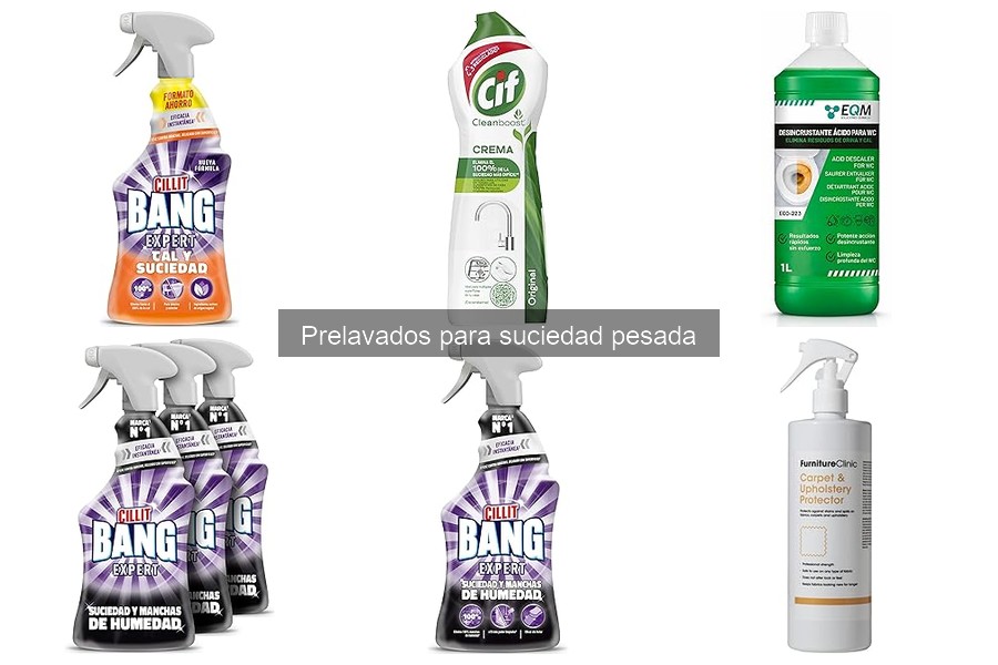 ¿Cuánto cuesta un prelavado para suciedad pesada?