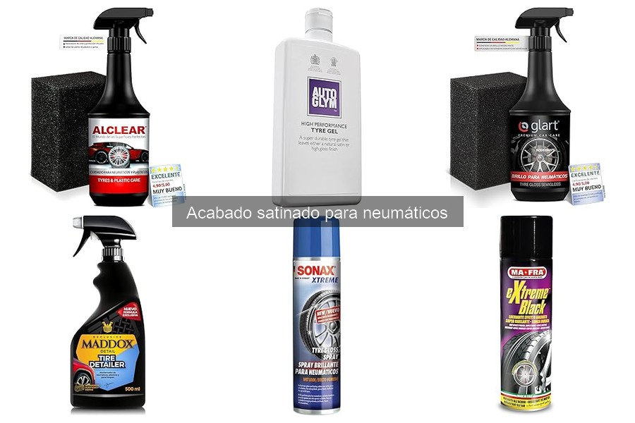 Cuidados Esenciales Tras Aplicar Acabado Satinado en Neumáticos