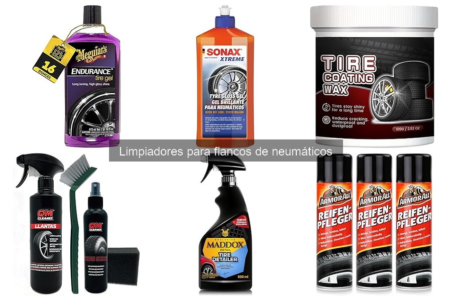 Diferencias entre limpiadores de neumáticos y productos generales