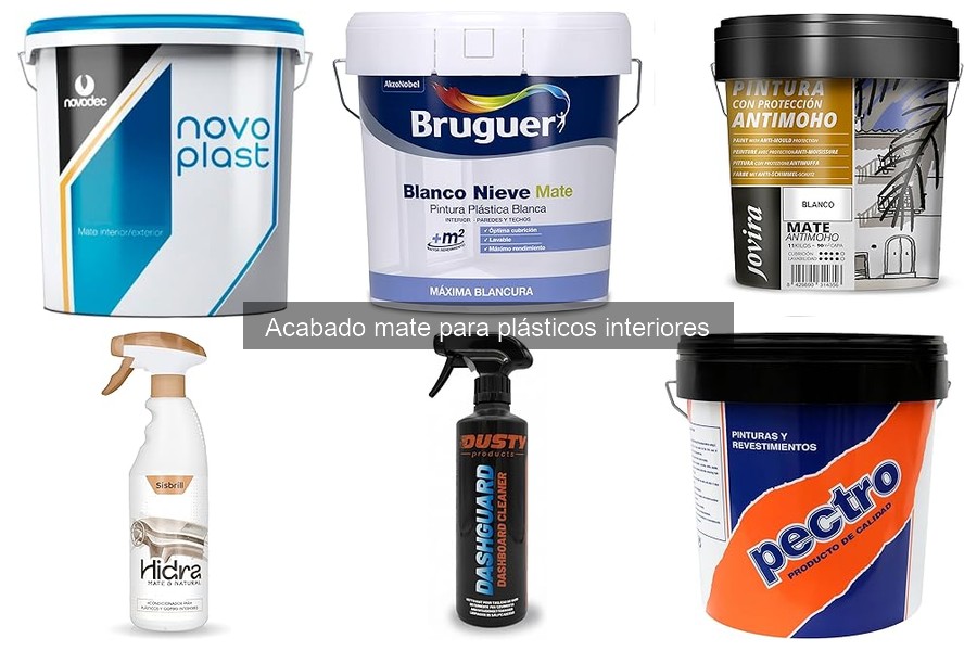 Dónde Comprar Acabado Mate para Plásticos Interiores