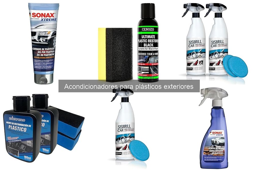 Dónde comprar acondicionadores para plásticos exteriores al mejor precio