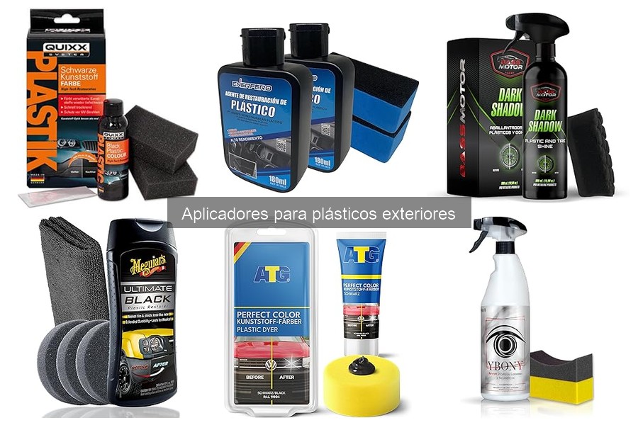 Dónde comprar aplicadores para plásticos exteriores del coche