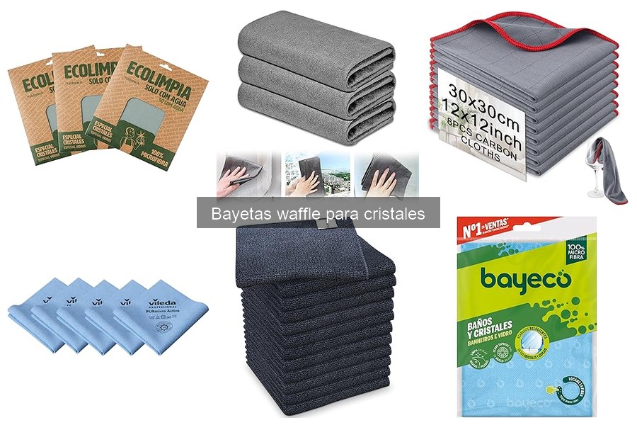 Dónde comprar bayetas waffle para cristales y mejores precios