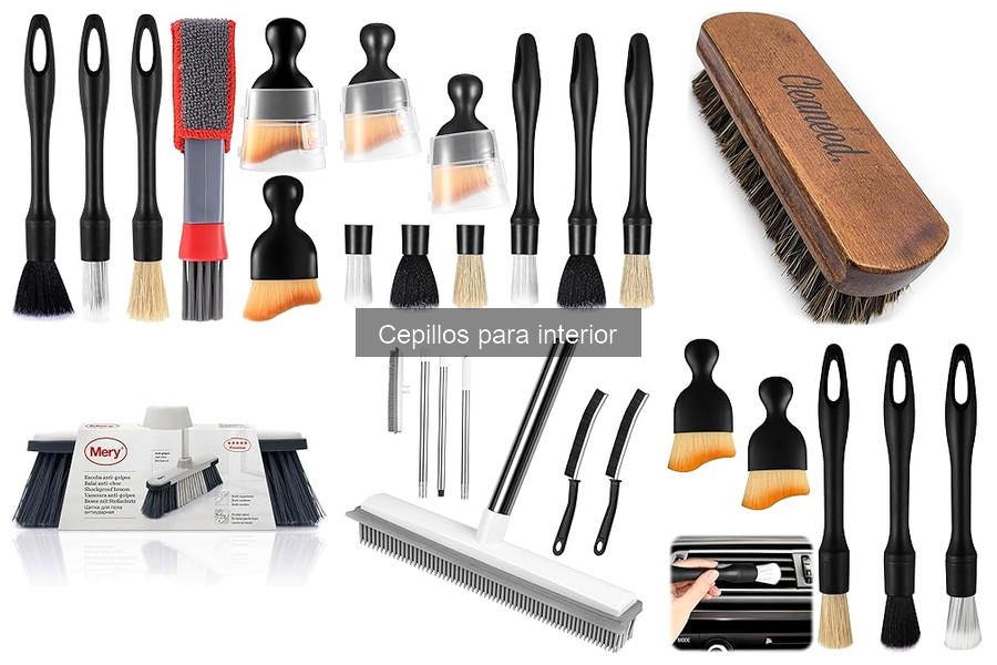 Dónde comprar cepillos para el interior del coche a buen precio