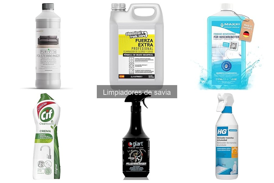 Dónde comprar limpiadores de savia: Mejores opciones y precios