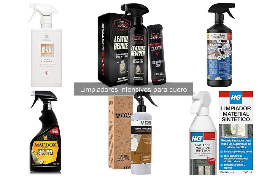 Dónde comprar limpiadores intensivos para cuero a buen precio