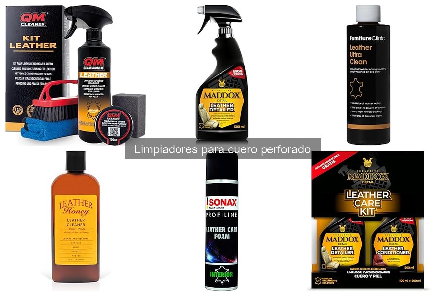 Dónde comprar limpiadores para cuero perforado: Mejores opciones