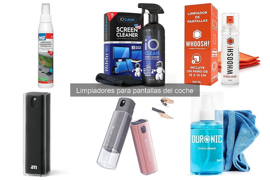 ¿Dónde comprar limpiadores para pantallas de coche?