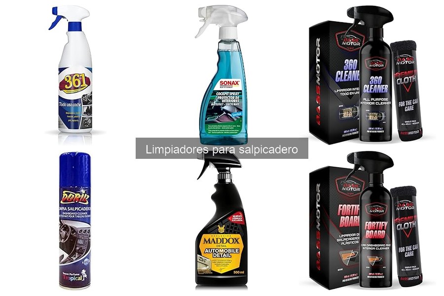 Dónde comprar limpiadores para salpicadero al mejor precio