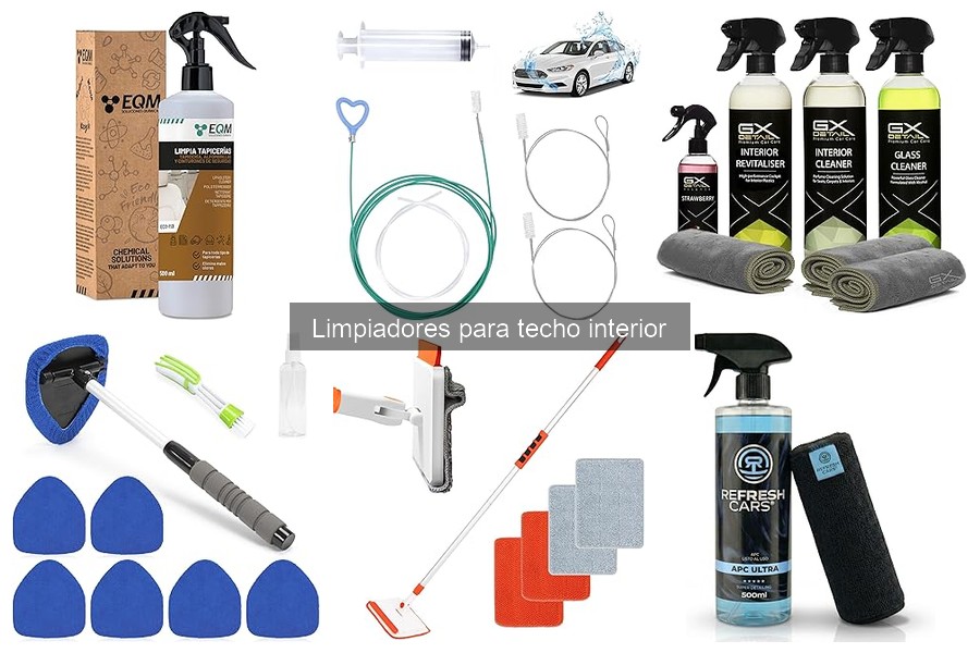 Dónde comprar limpiadores para techo interior de coche
