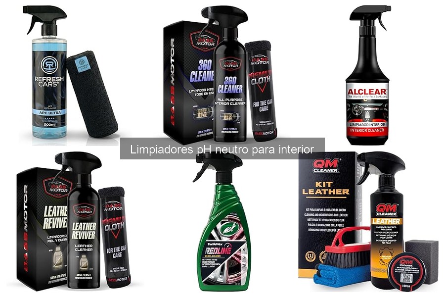 Dónde comprar limpiadores pH neutro para coches
