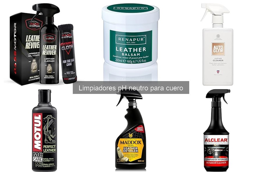 Dónde comprar limpiadores pH neutro para cuero baratos