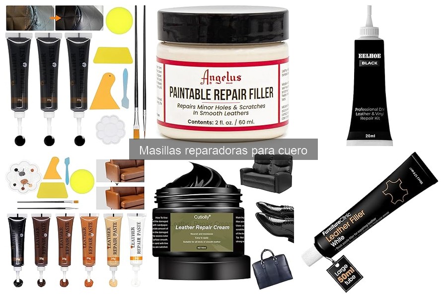 Dónde comprar masillas reparadoras para cuero al mejor precio