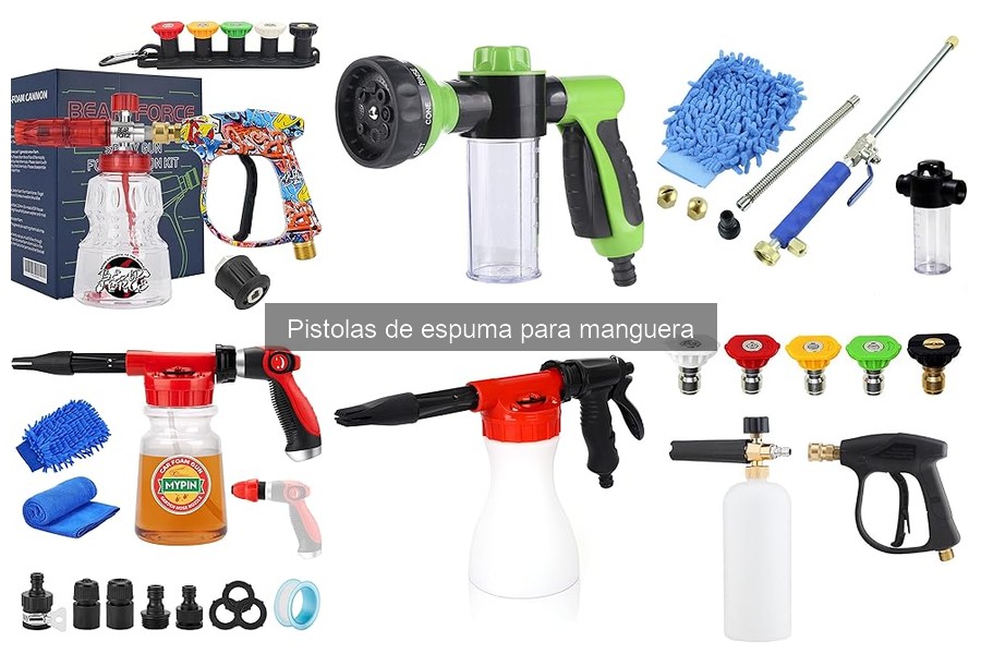 Dónde comprar pistolas de espuma para manguera a buen precio