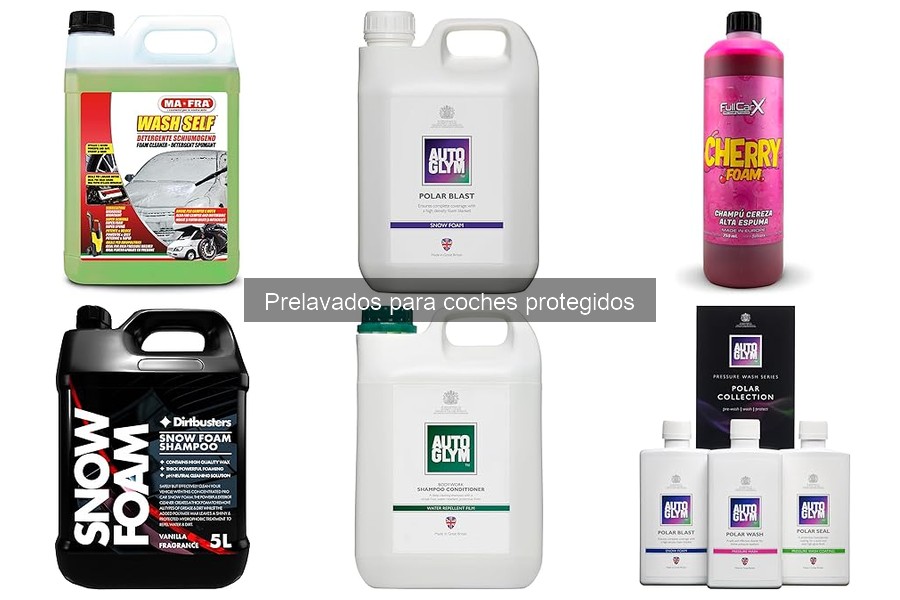 Dónde comprar prelavados para coches protegidos: mejores opciones
