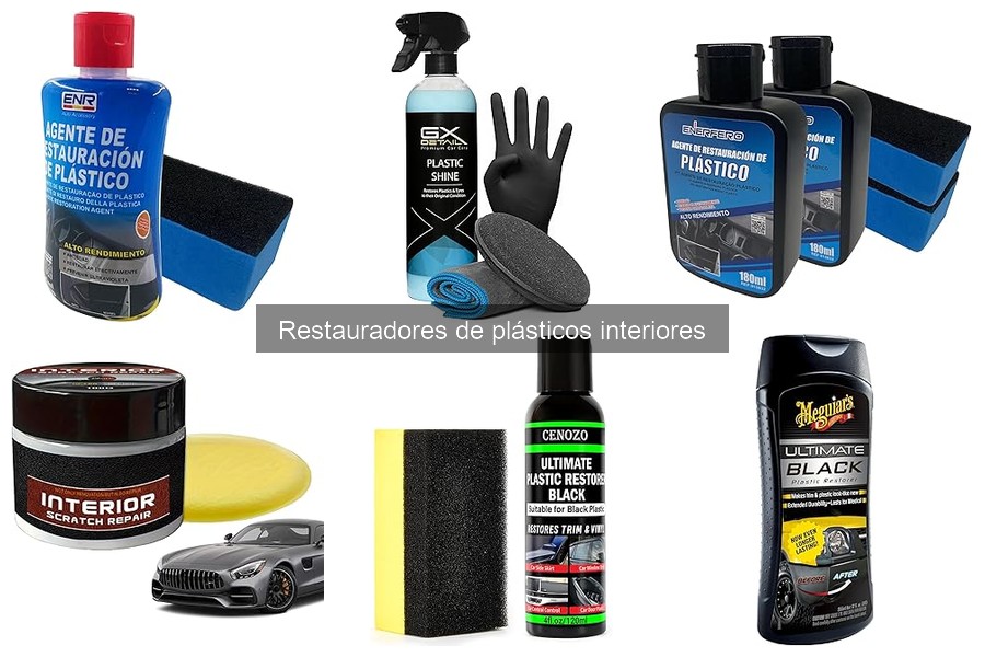 Dónde comprar restauradores de plásticos interiores para coches