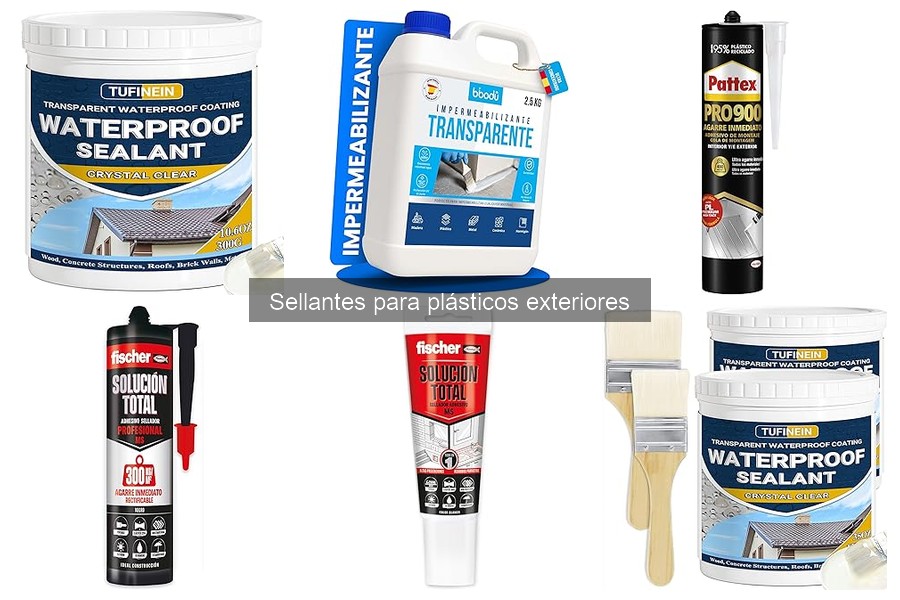 Dónde comprar sellantes para plásticos exteriores