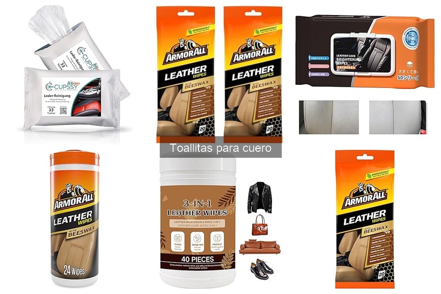 Dónde comprar toallitas para cuero a buen precio