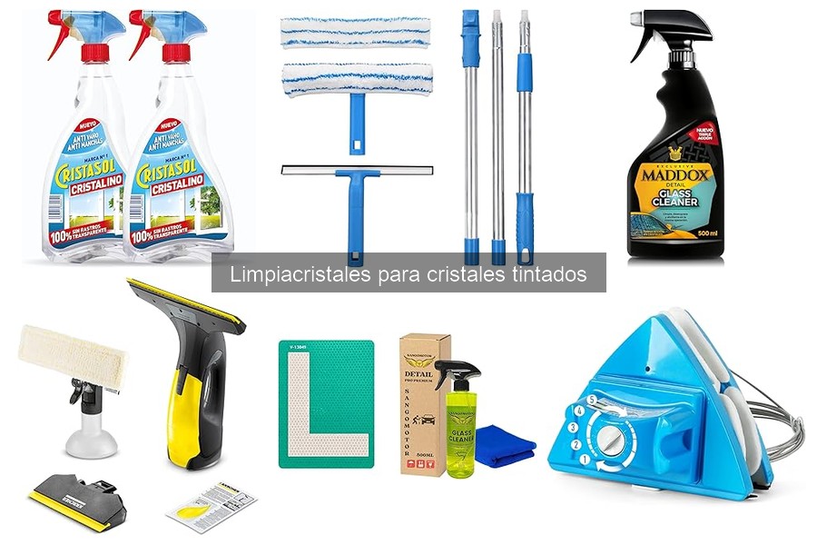 Efectividad del limpiacristales en seco para cristales tintados