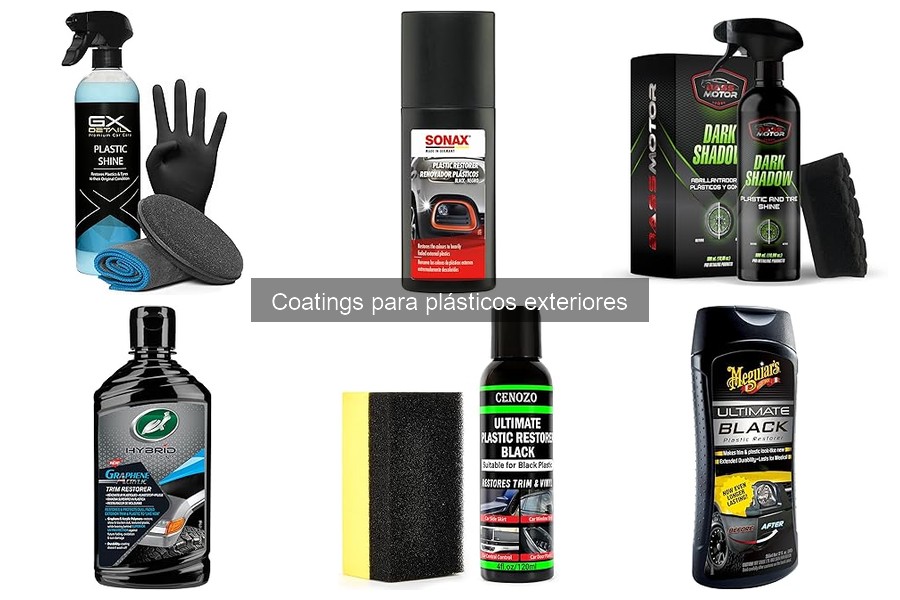 Efectos de un coating mal aplicado en plásticos exteriores