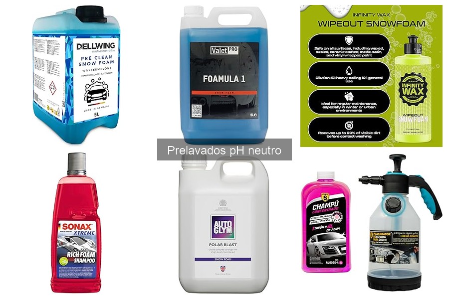 Efectos del Prelavado pH Neutro en Pinturas de Coche