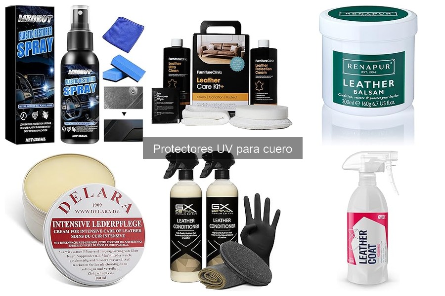 Errores comunes al aplicar protectores UV para cuero