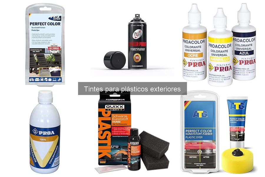 Errores comunes al aplicar tintes para plásticos exteriores