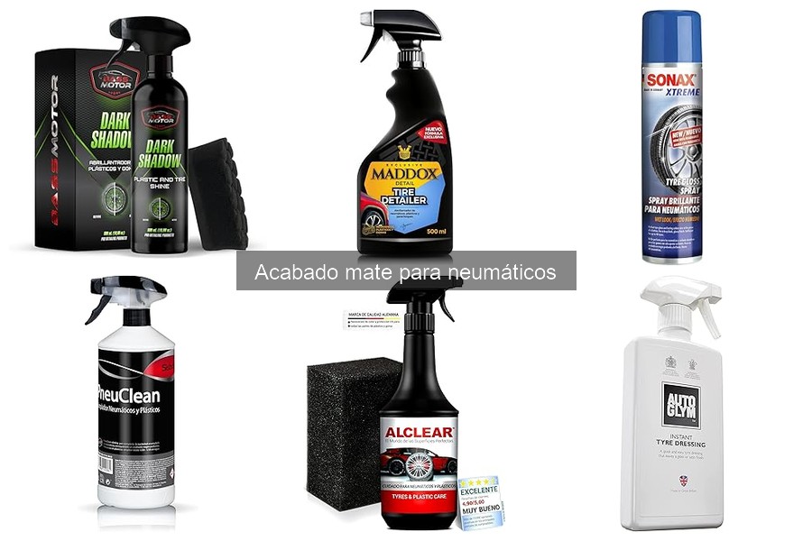 Errores comunes al usar acabado mate en neumáticos