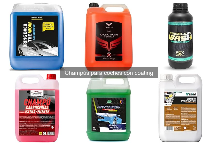 Errores comunes al usar champús para coches con coating