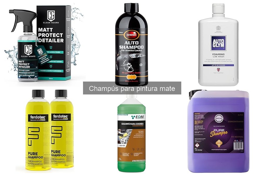 Errores comunes al usar champús para pintura mate