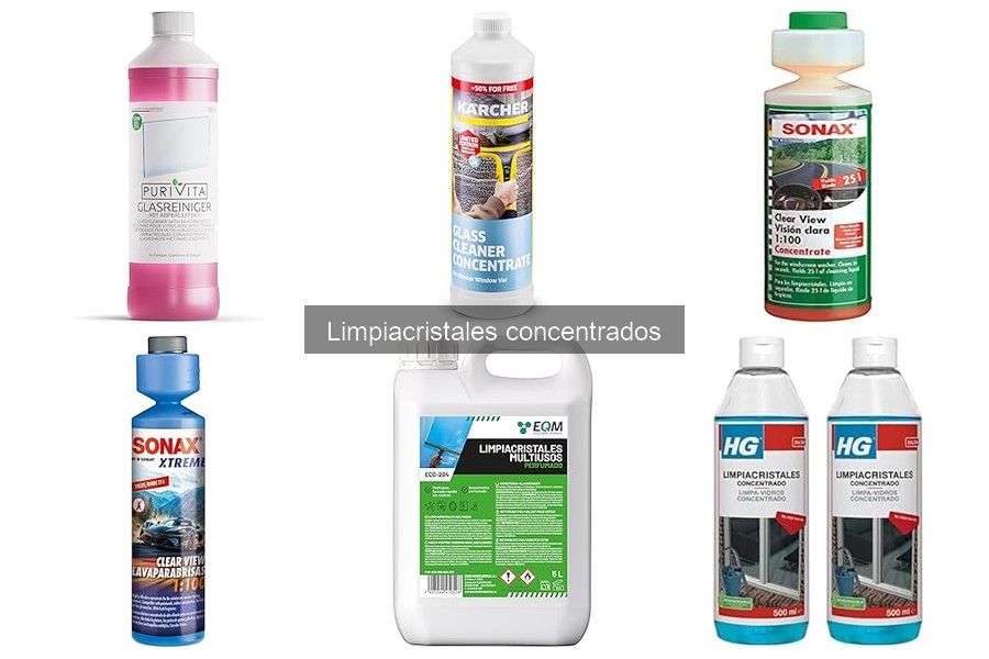 Errores comunes al usar limpiacristales concentrados