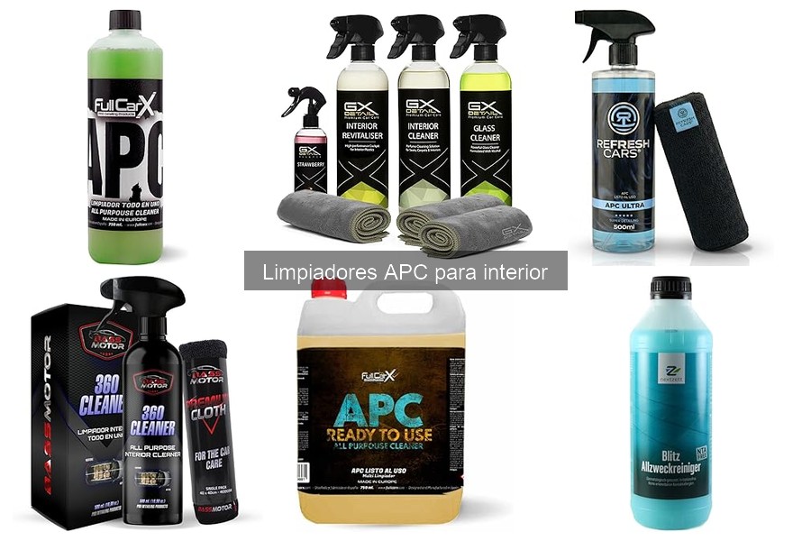 Errores comunes al usar limpiadores APC en el coche