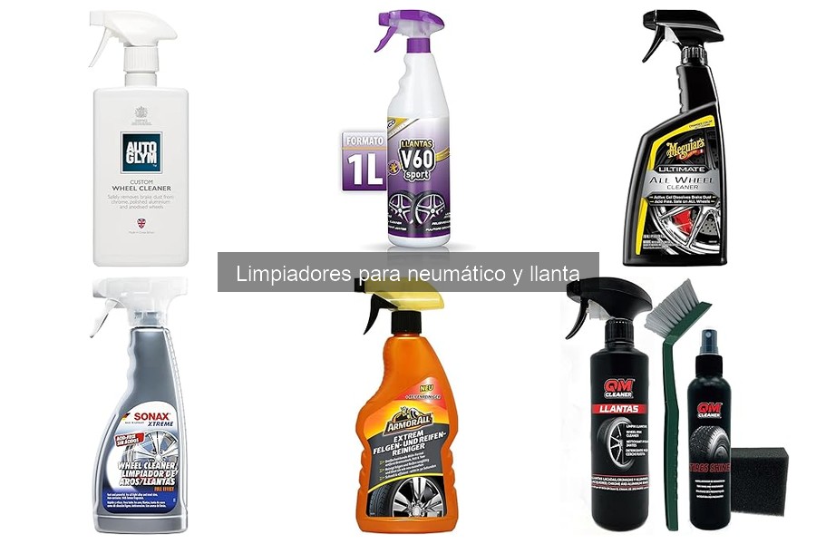 Errores comunes al usar limpiadores de neumáticos y llantas