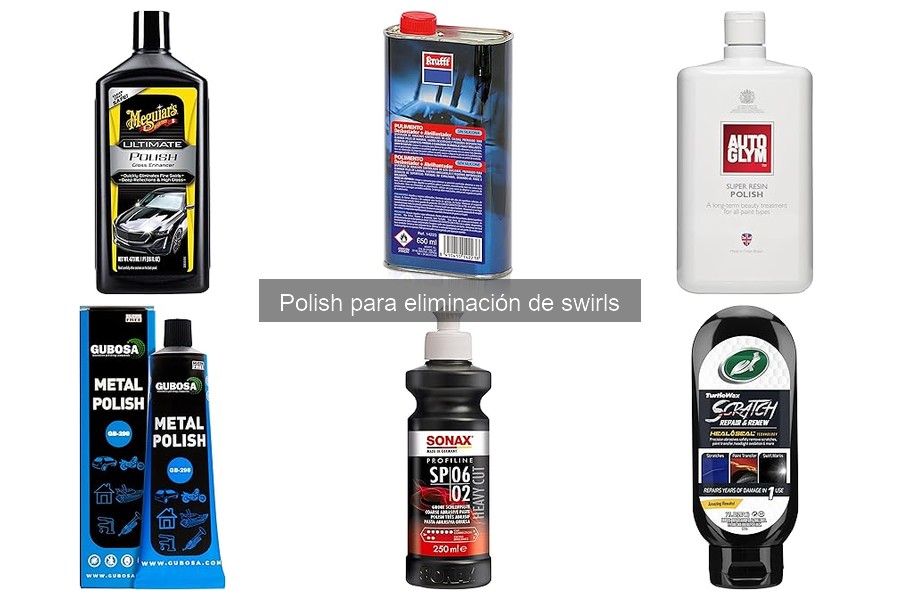 Errores comunes al usar polish para eliminar swirls en coches