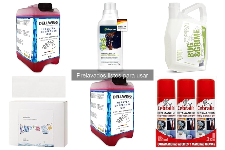 Errores comunes al usar prelavados listos para usar