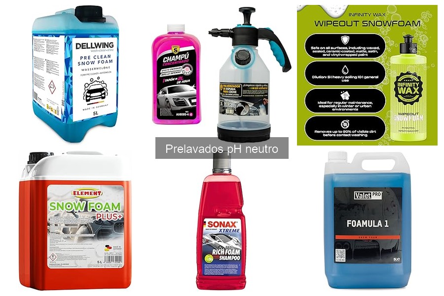 Errores comunes al usar prelavados pH neutro en coche