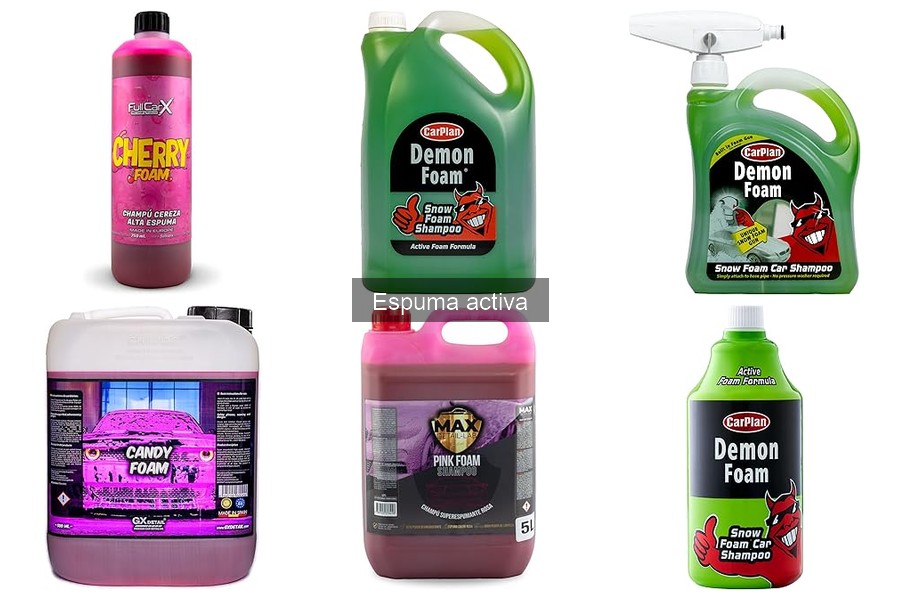 Espuma activa para pinturas de coches: recomendaciones y tips
