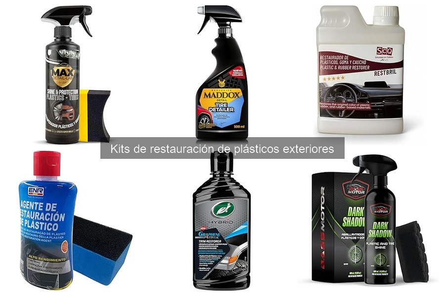 ¿Funcionan los kits de restauración de plásticos exteriores?