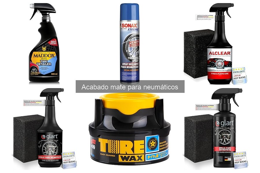 Guía de compra de acabado mate para neumáticos
