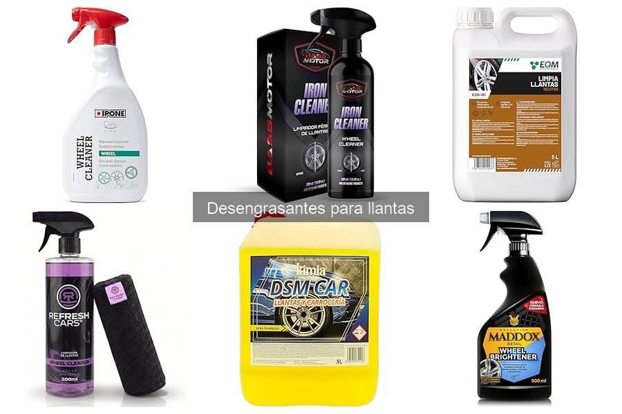 Guía de compra de desengrasantes para llantas de coche