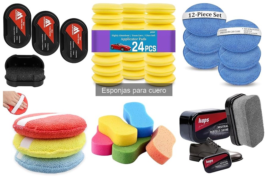 Guía de compra de esponjas para cuero para coches