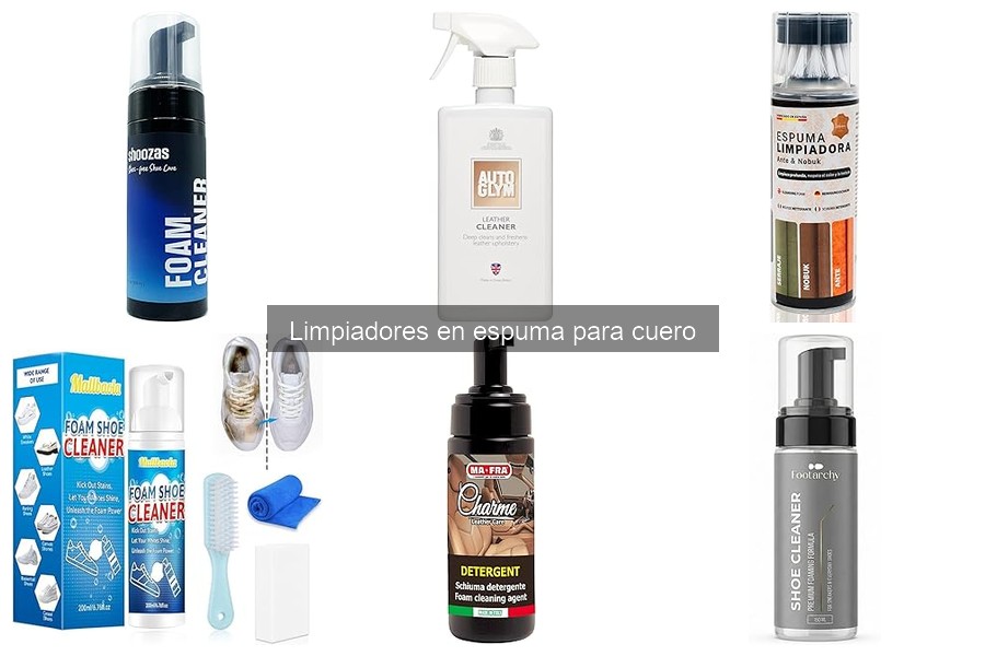 Guía de compra de limpiadores en espuma para cuero