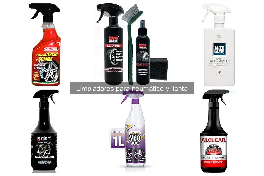 Guía de compra de limpiadores para neumáticos y llantas