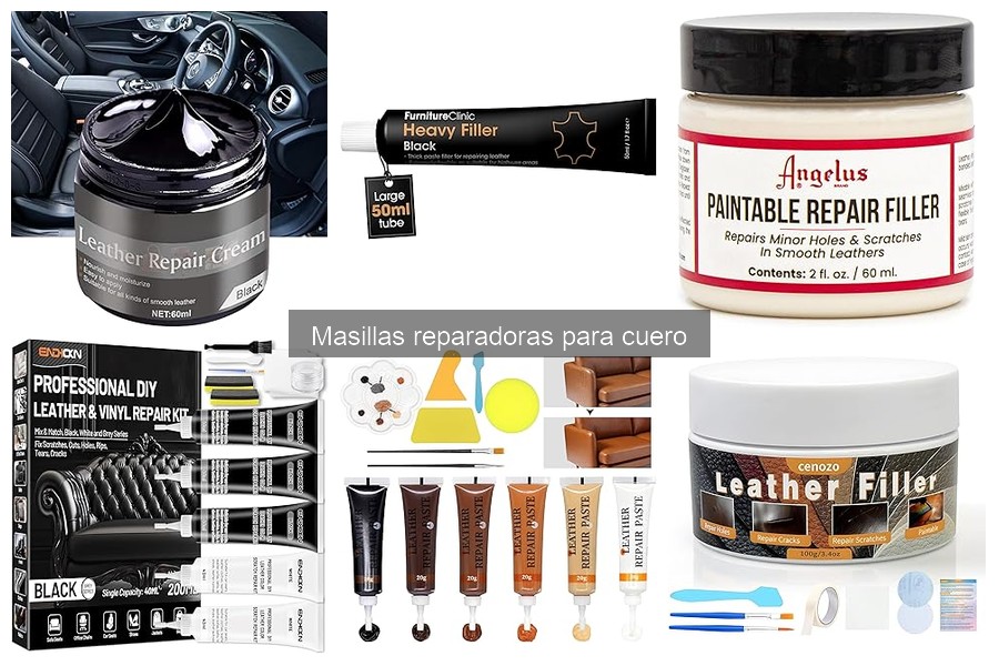 Guía de compra de masillas reparadoras para cuero