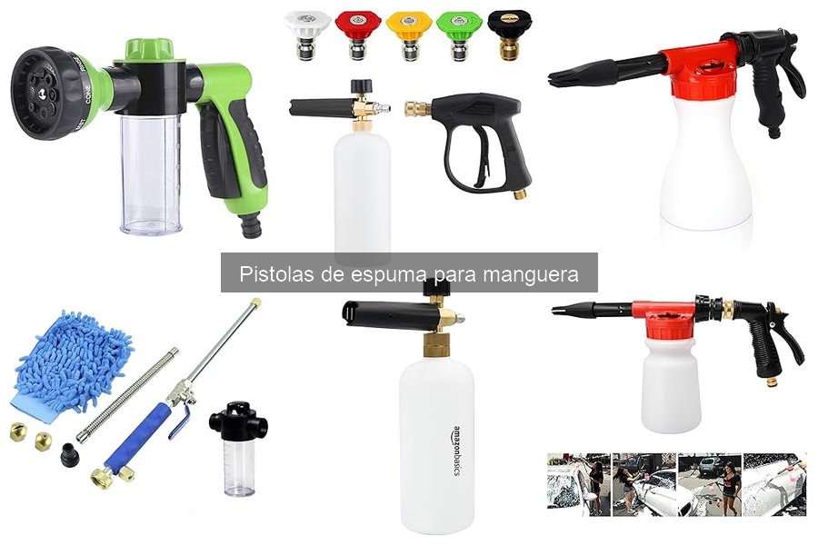 Guía de compra: Mejores pistolas de espuma para manguera