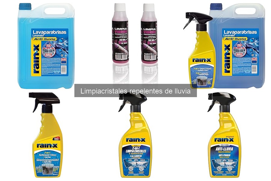 Guía de Mantenimiento para Limpiacristales Repelentes de Lluvia